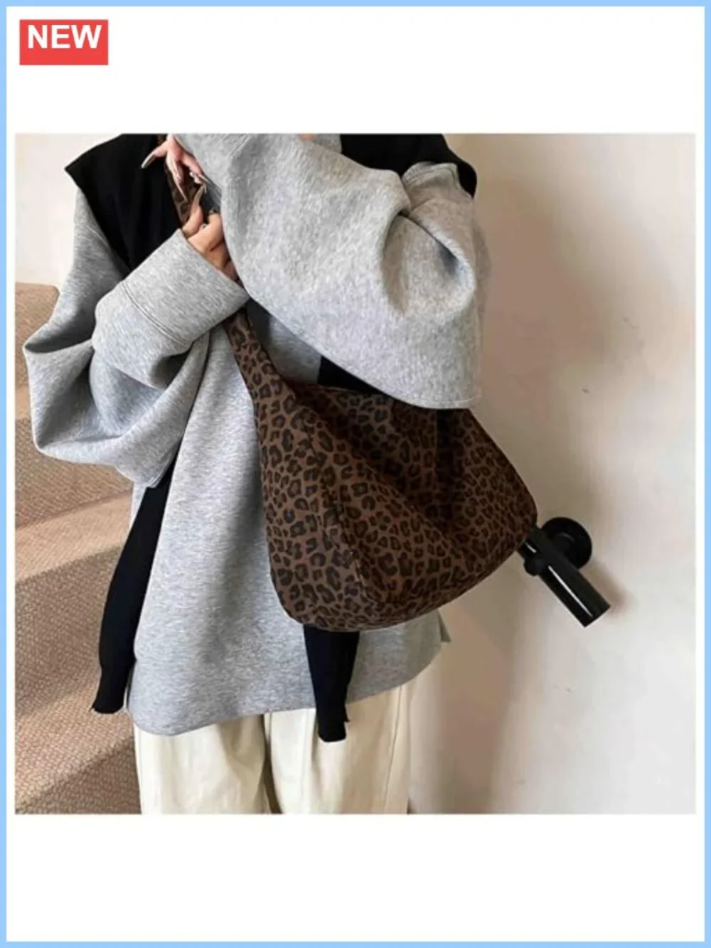 N/A trendy leopard